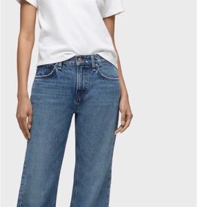 Hudson Jeans Straight-Leg Women's Jeans in Medium Blue Denim